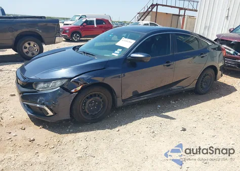 2020 Honda Civic Lx из США, поврежденный, VIN 19XFC2F63LE009831